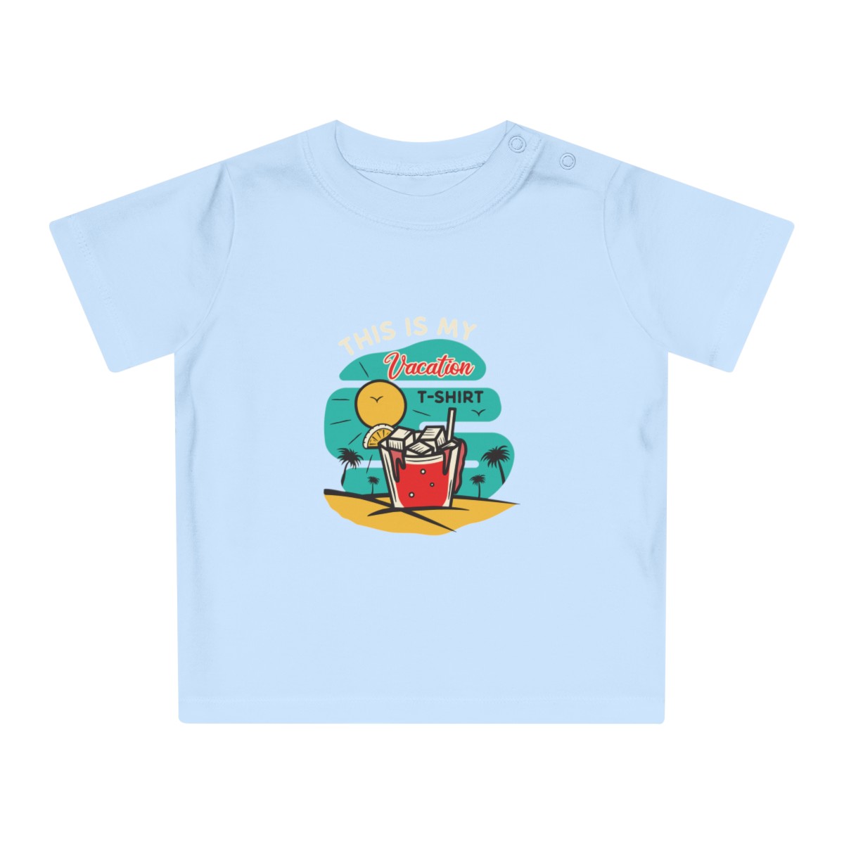 t shirt bambini da 0 a 3 anni in cotone organico this is my vacantion t shirt 1750243115 35296