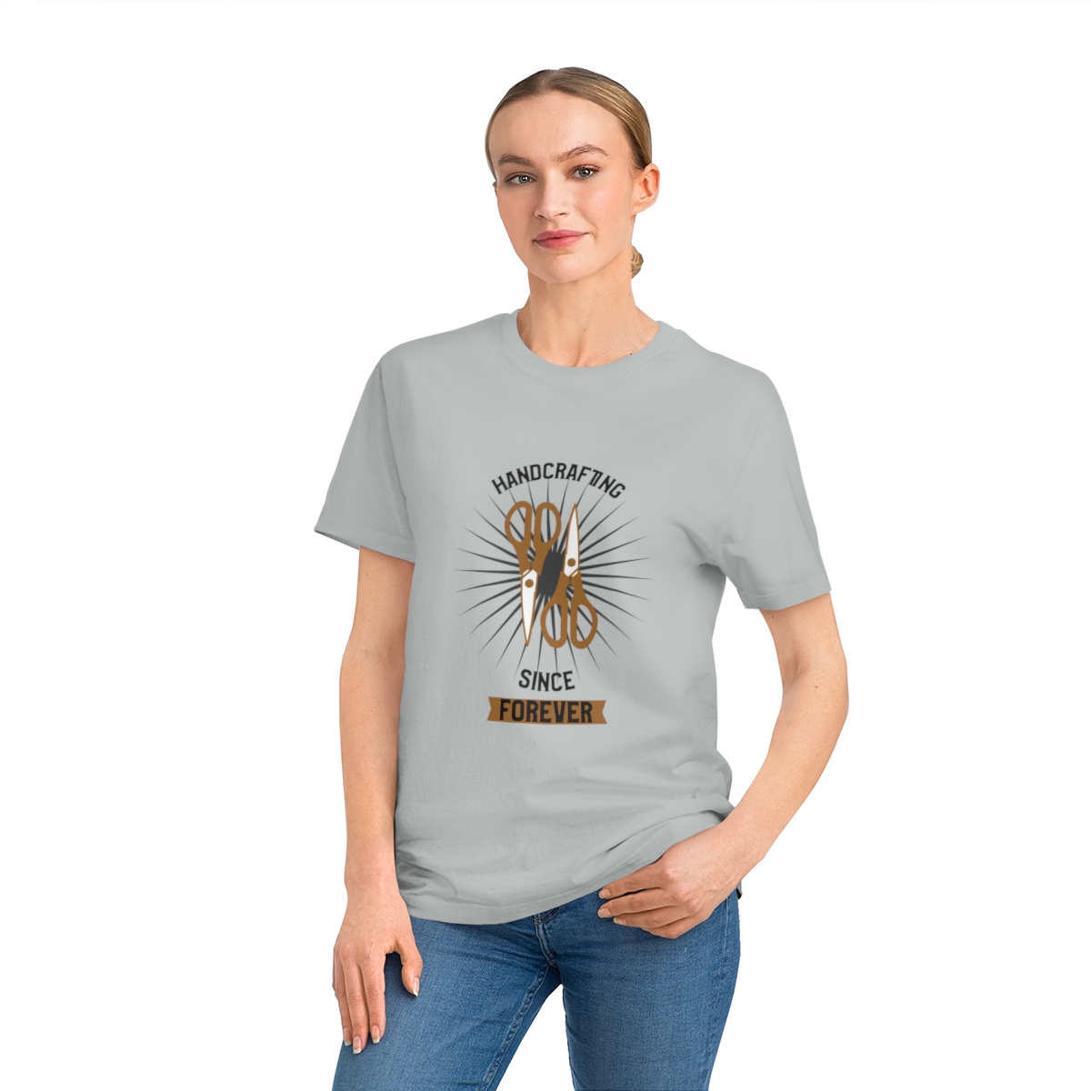 t shirt donna in cotone organico artigiana handcrafting since forever 1750243668 51999