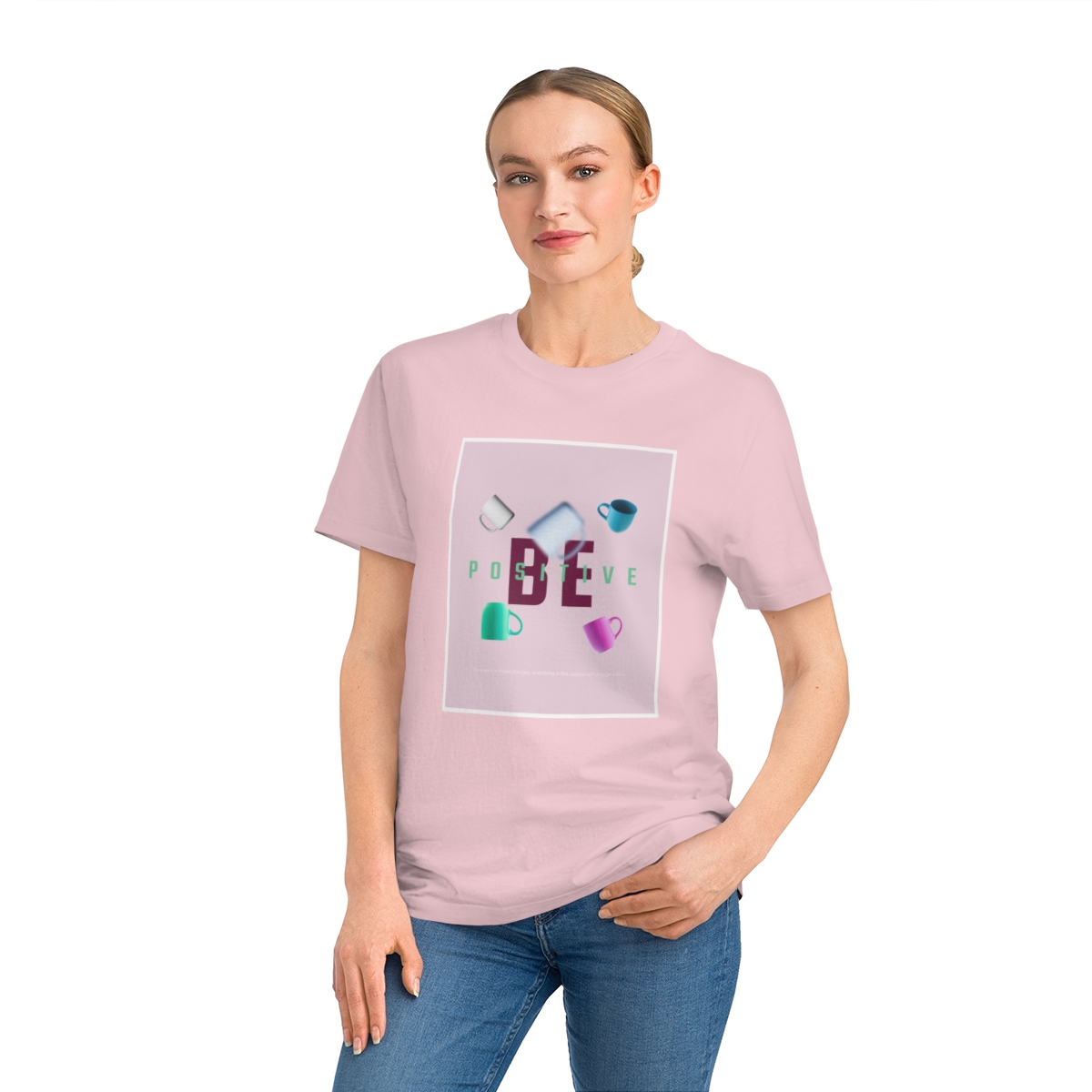 t shirt donna in cotone organico be positive 1718994726 48618