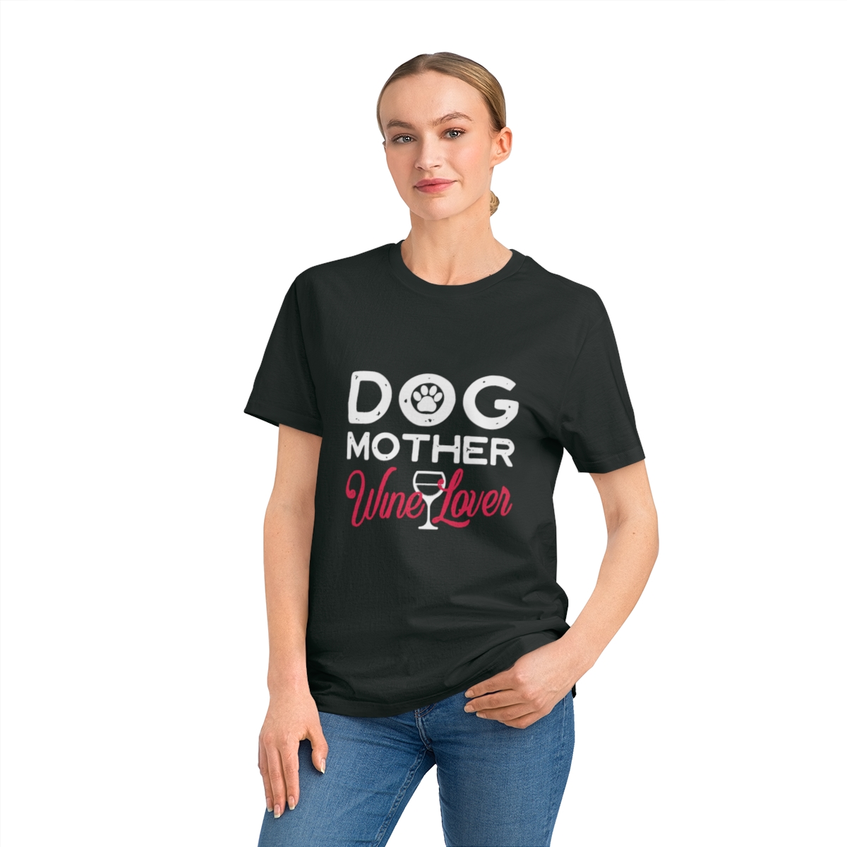 t shirt donna in cotone organico dog mother wine lover 1719003572 51931