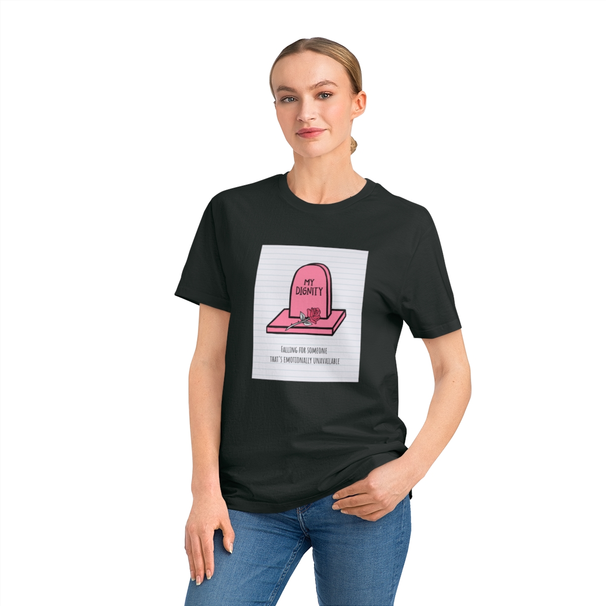 t shirt donna in cotone organico my dignity falling for someone hats emotionally unavailable 1719055823 55420