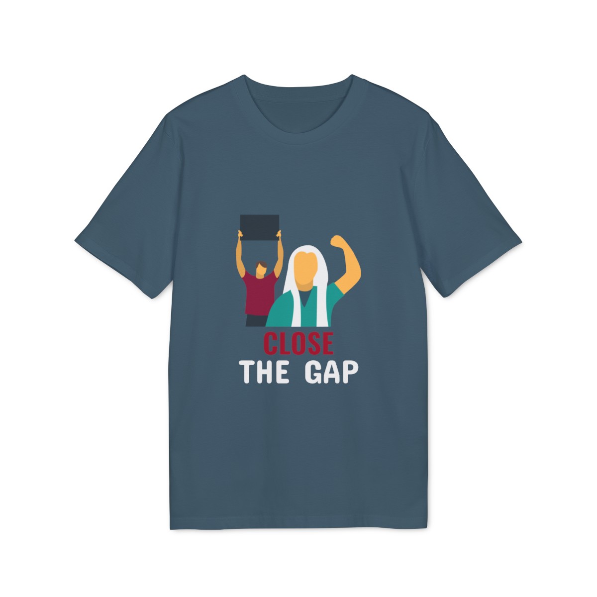 t shirt unisex in cotone organico close the gap 1750243810 29576