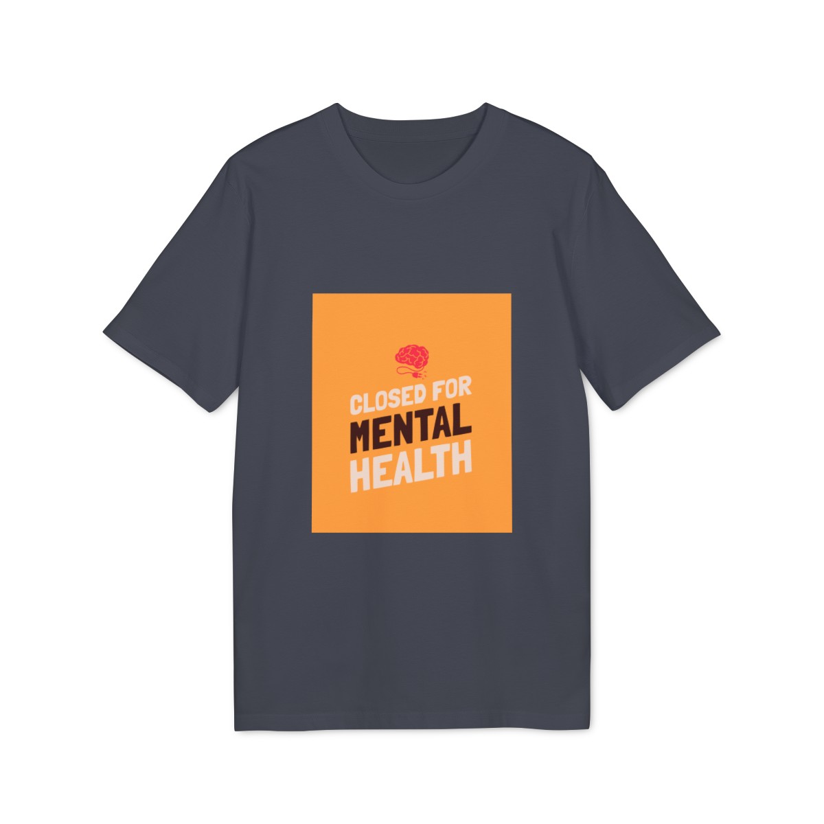 t shirt unisex in cotone organico closed for mental health 1750246577 20122