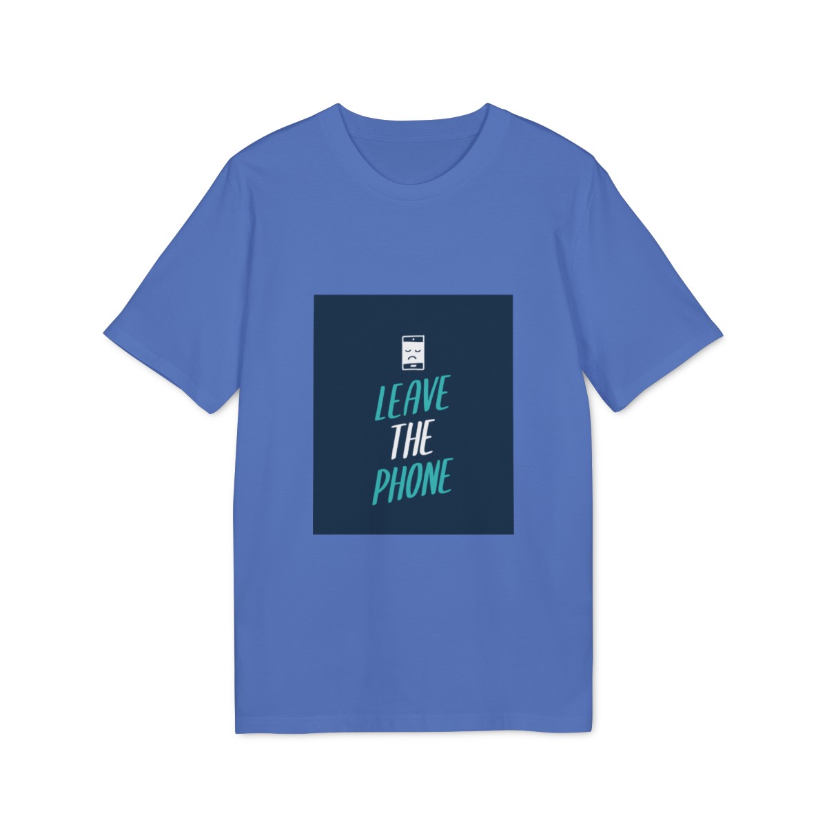 t shirt unisex in cotone organico leave the phone 1750246577 26860