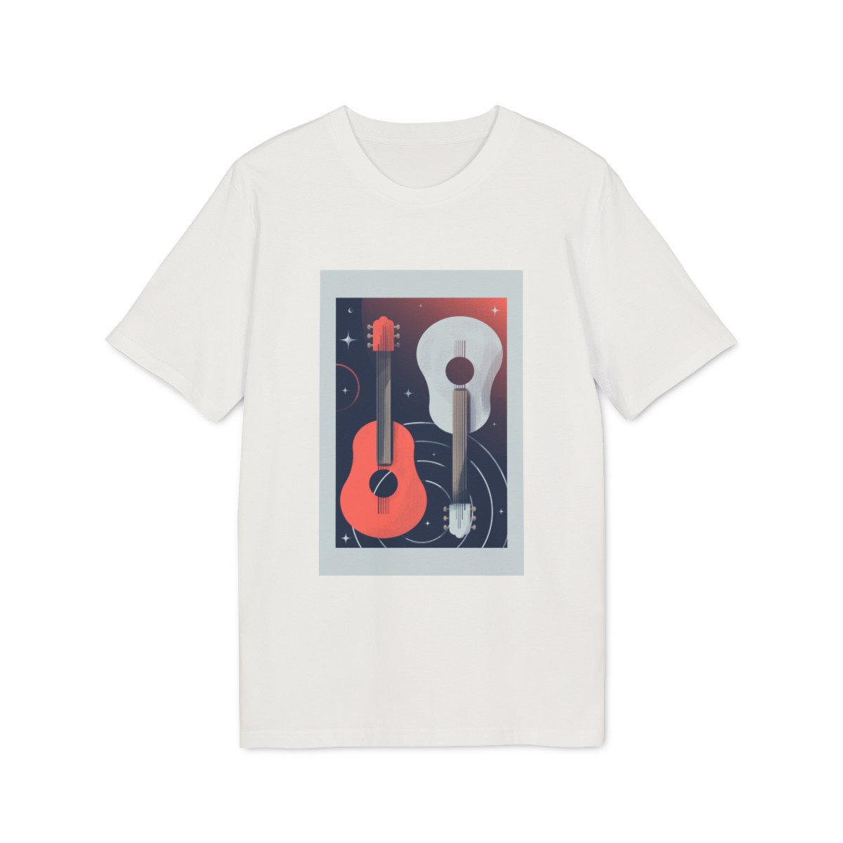 unisex organic cotton t shirt music with guitars 1750243809 30515