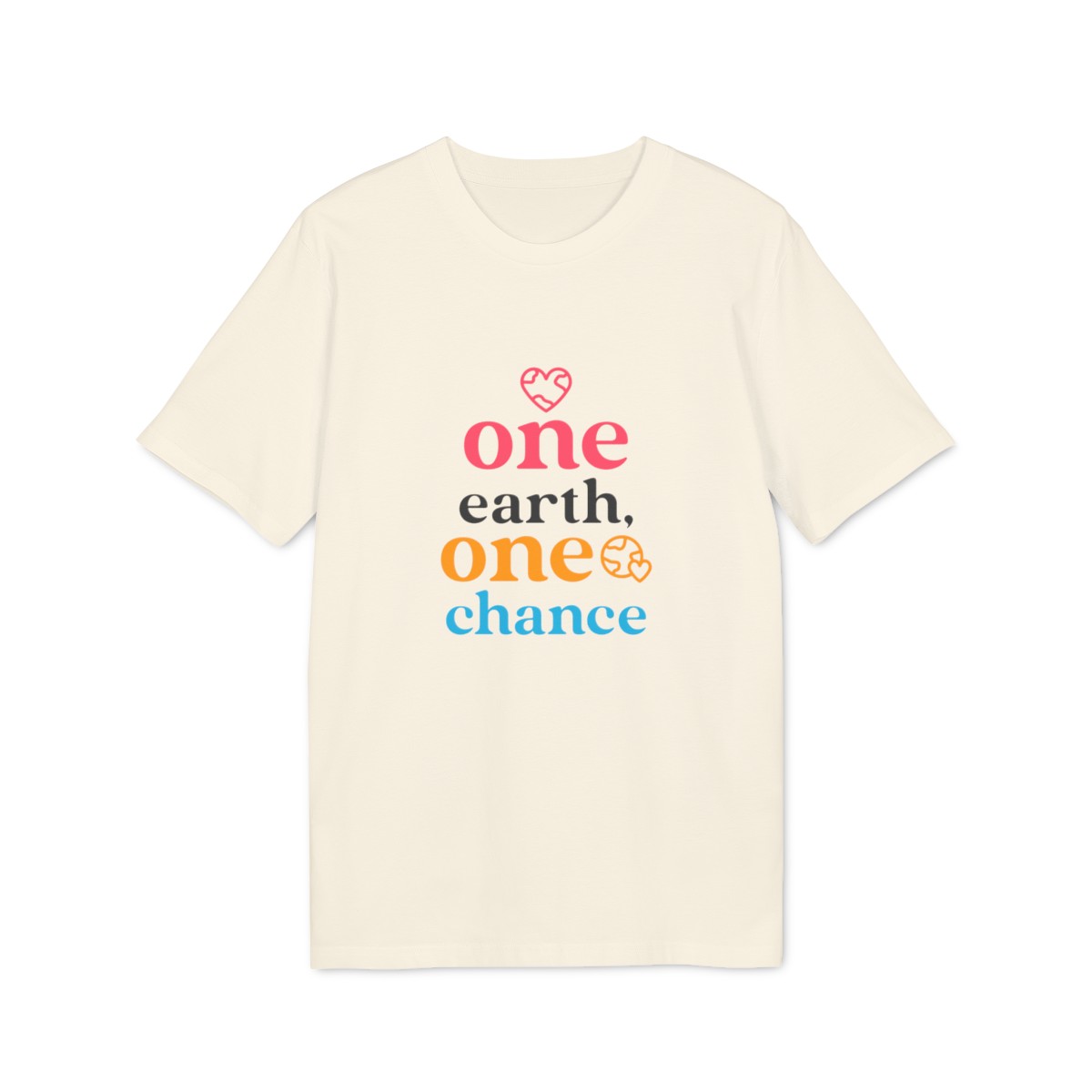 t shirt unisex in cotone organico one earth one chance 1750244318 28120