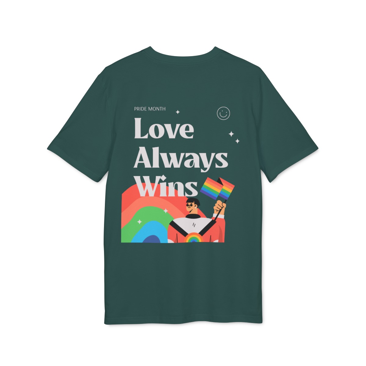 t shirt unisex in cotone organico pride fronte retro love always wins 1750244319 26818