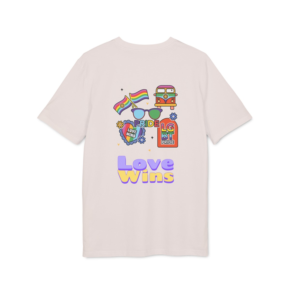 t shirt unisex in cotone organico pride fronte retro love wins 1750244324 24460