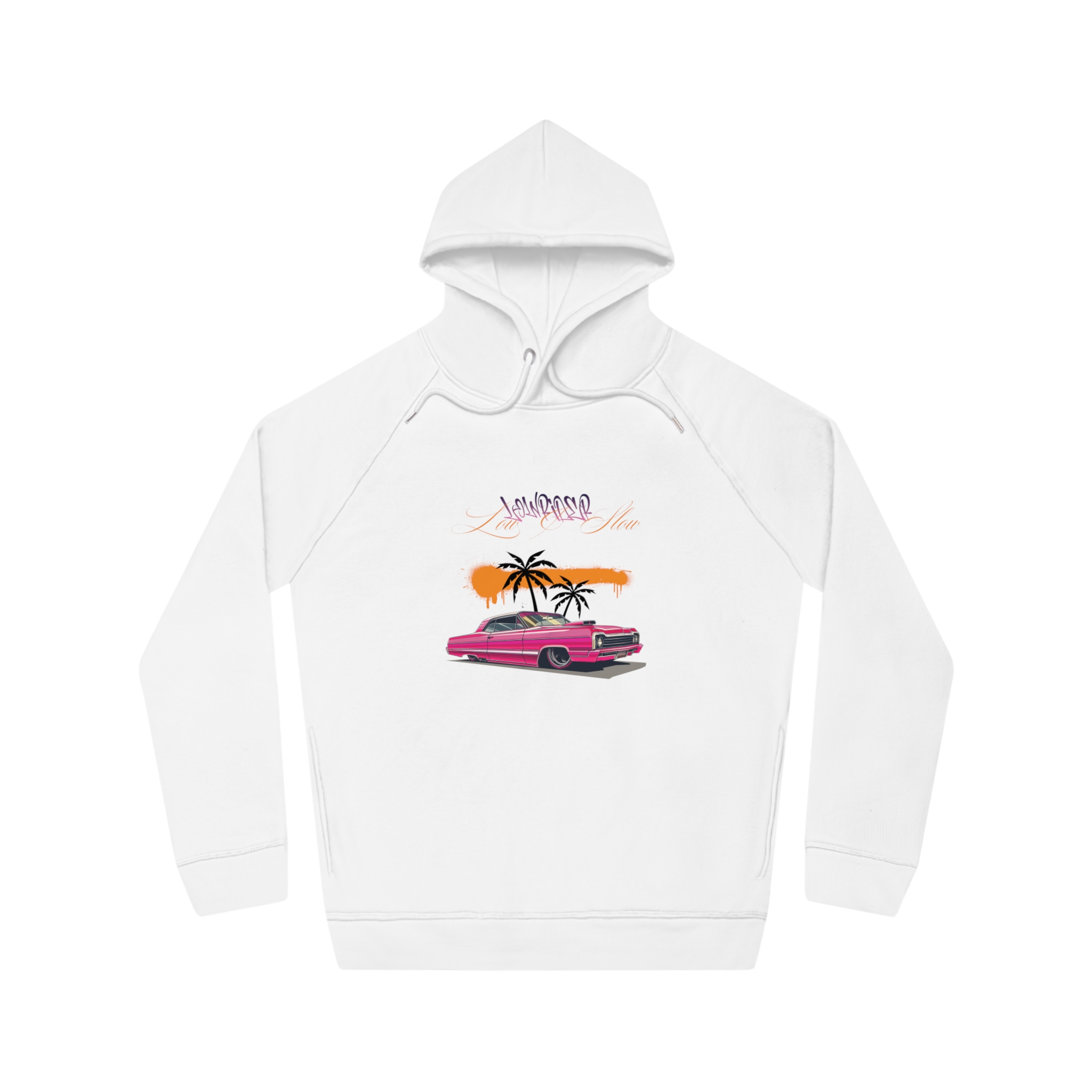 felpa unisex in cotone con macchina lowrider e graffiti 1750243238 59826