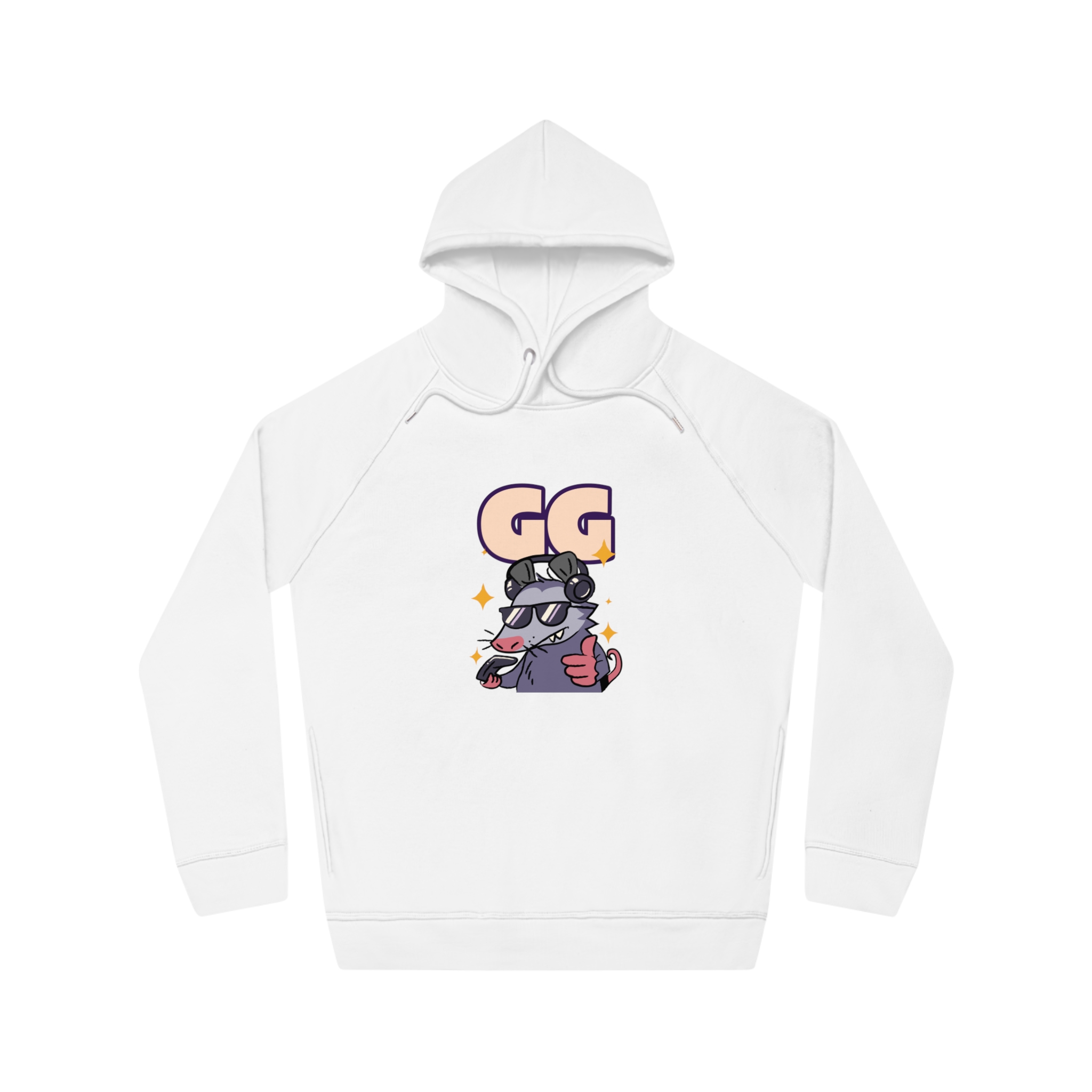 felpa unisex in cotone organico con opossum gg 1750243238 59952